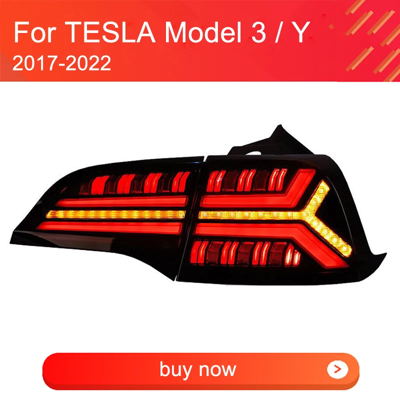1 Pair LED Tail Light Assembly for TESLA Model 3 Model Y 2017-2022 Plug and Play with LED Running Sequential Turning Rear Fog
1 Pair LED Tail Light Assembly for TESLA Model 3 Model Y 2017-2022 Plug and Play with LED Running Sequential Turning Rear Fog