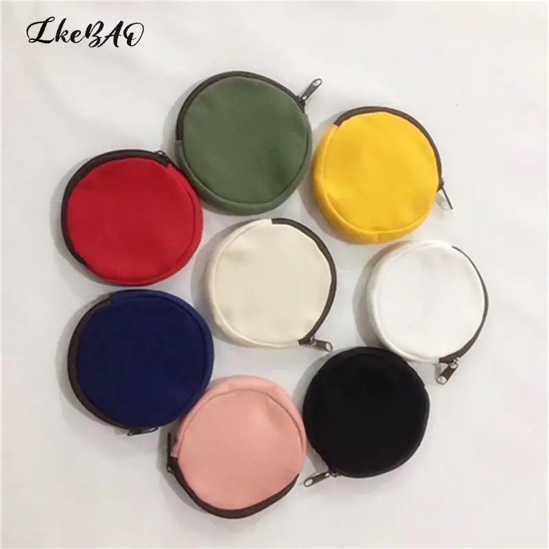 Solid Color Round Coin Purse Girls Candy Colors Purse Clutch Women Mini Canvas Card Holder Small Wallet Pouch Daily Storage Bag
Solid Color Round Coin Purse Girls Candy Colors Purse Clutch Women Mini Canvas Card Holder Small Wallet Pouch Daily Storage Bag