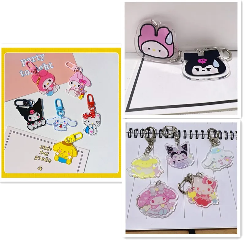 Sanrio Hellokitty Melody Cinnamoroll Kuromi cartoon high-value small animal keychain bag pendant puppy little penguin small gift
Sanrio Hellokitty Melody Cinnamoroll Kuromi cartoon high-value small animal keychain bag pendant puppy little penguin small gift