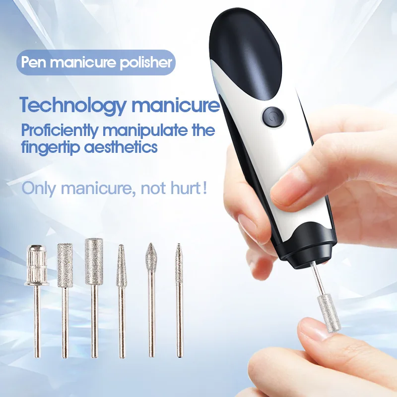Nail Piercing Device Manicure Machine Rechargeable Portable Electric Polishing Instrument Nail Art Sander Nail Trimmer 
Nail Piercing Device Manicure Machine Rechargeable Portable Electric Polishing Instrument Nail Art Sander Nail Trimmer