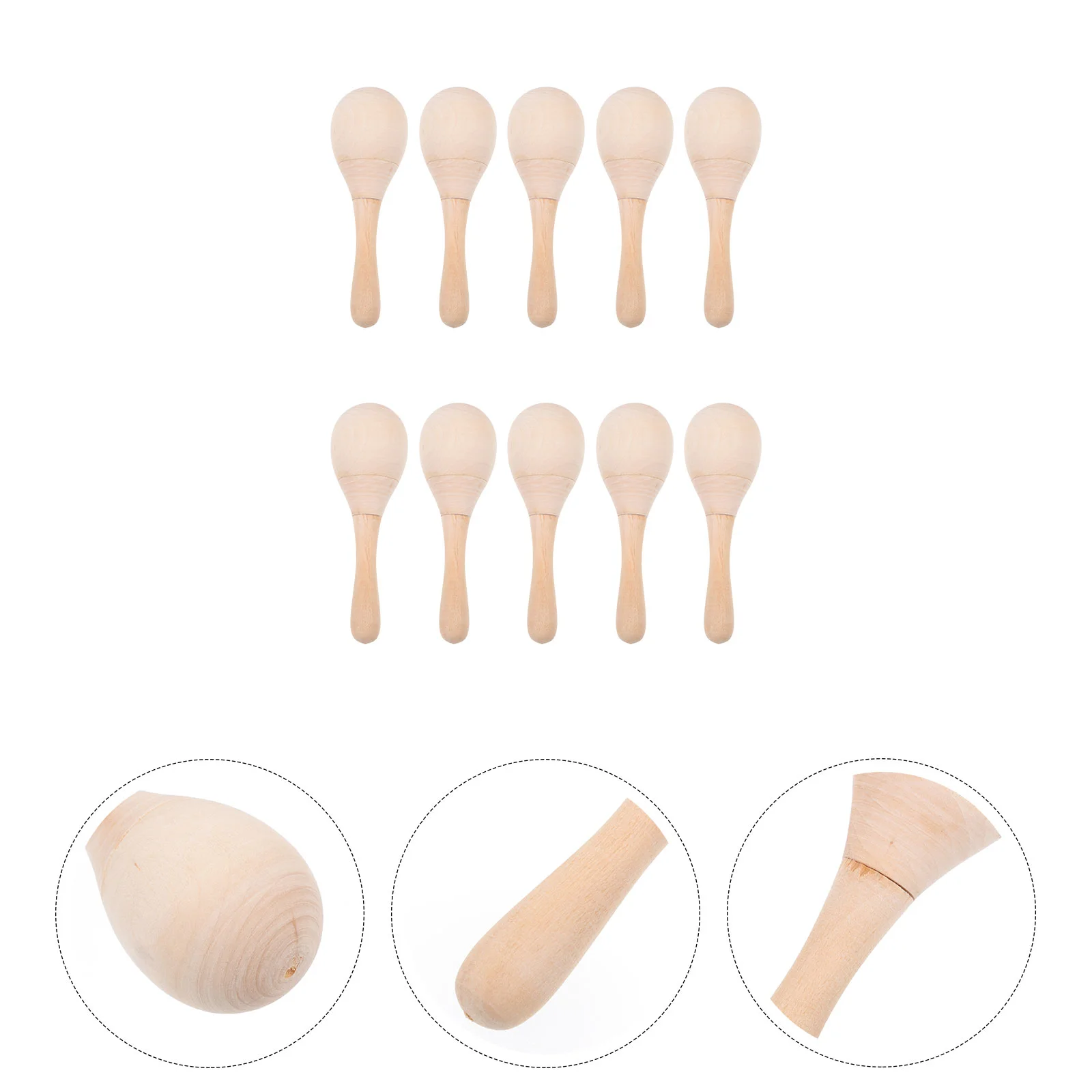 10 Pcs Log Maracas Wood Baby Toy Educational Hammer Toys Kids Instrument Early Sand Hammers Playthings Toddler For children
10 Pcs Log Maracas Wood Baby Toy Educational Hammer Toys Kids Instrument Early Sand Hammers Playthings Toddler For children