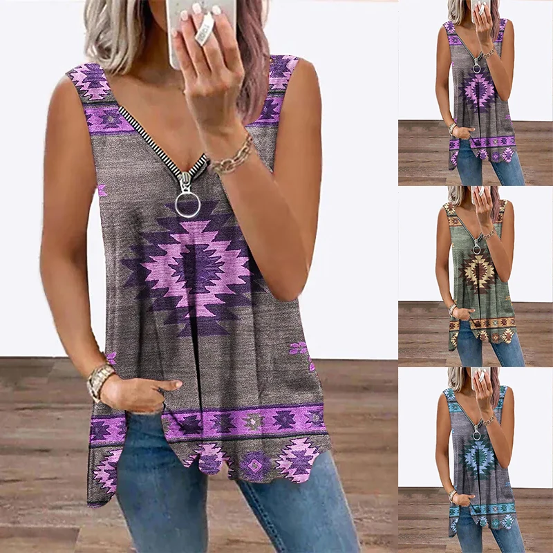 2022 Summer Women's Abstract Painting Sleeveless Top U Neck Female Casual Streetwear Fashionable Top Oversized Female Tops New
2022 Summer Women's Abstract Painting Sleeveless Top U Neck Female Casual Streetwear Fashionable Top Oversized Female Tops New
