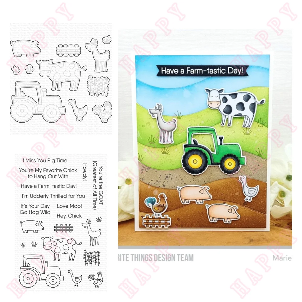 New Farm Tastic Friends Metal Cut Dies And Stamps Scrapbook Diary Decoration Embossing Template Diy Greet Paper Cards Handmade
New Farm Tastic Friends Metal Cut Dies And Stamps Scrapbook Diary Decoration Embossing Template Diy Greet Paper Cards Handmade
