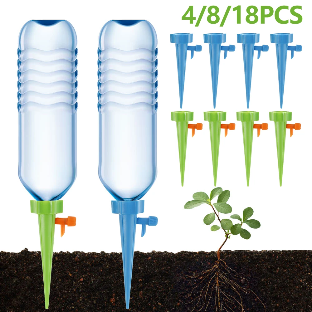 Self Watering Spike Adjustable Drip Irrigation System Watering Device With Slow Release Control Plants Auto Water Dripper Device
Self Watering Spike Adjustable Drip Irrigation System Watering Device With Slow Release Control Plants Auto Water Dripper Device