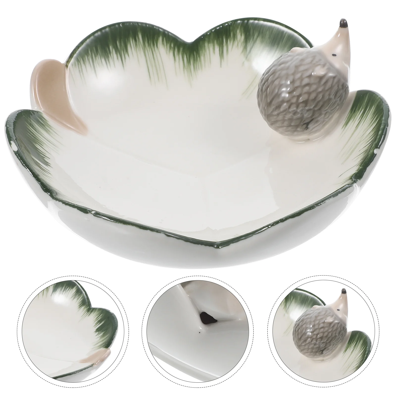 Candy Hedgehog Tray Decor Holder Decoration Jewelry Storage Desktop Ornament Plate Ceramic Household
Candy Hedgehog Tray Decor Holder Decoration Jewelry Storage Desktop Ornament Plate Ceramic Household