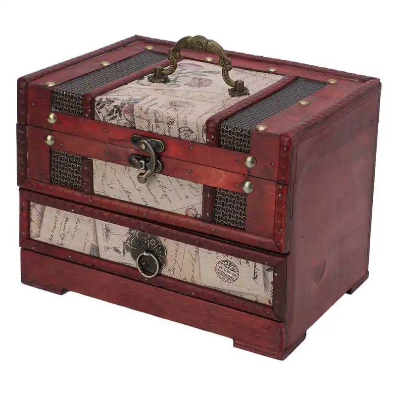 Antique Jewelry Box Large Capacity Multi Layers Large Jewelry Box for Cards for Jewelry for Pencil
Antique Jewelry Box Large Capacity Multi Layers Large Jewelry Box for Cards for Jewelry for Pencil