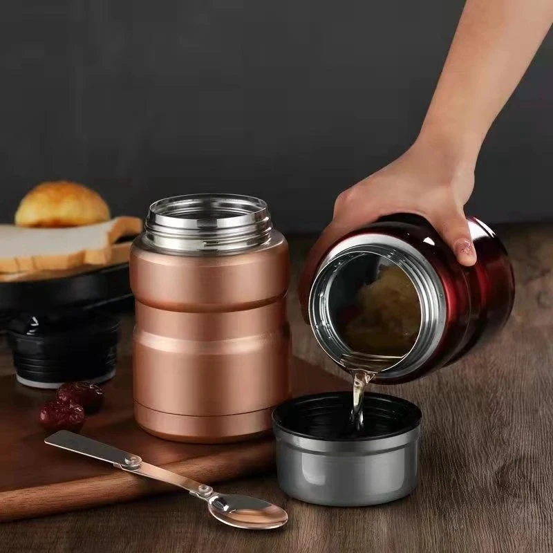 500/750ML Stainless Steel Insulation Lunch Box Soup with Spoon Containers Thermo Mug Thermo Cup Vacuum Flasks
500/750ML Stainless Steel Insulation Lunch Box Soup with Spoon Containers Thermo Mug Thermo Cup Vacuum Flasks