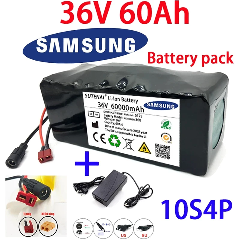 Original intelligent electric scooter electric bicycle 36V 60ah lithium battery built-in 40A BMS 42V 2A charging eBike + charger
Original intelligent electric scooter electric bicycle 36V 60ah lithium battery built-in 40A BMS 42V 2A charging eBike + charger