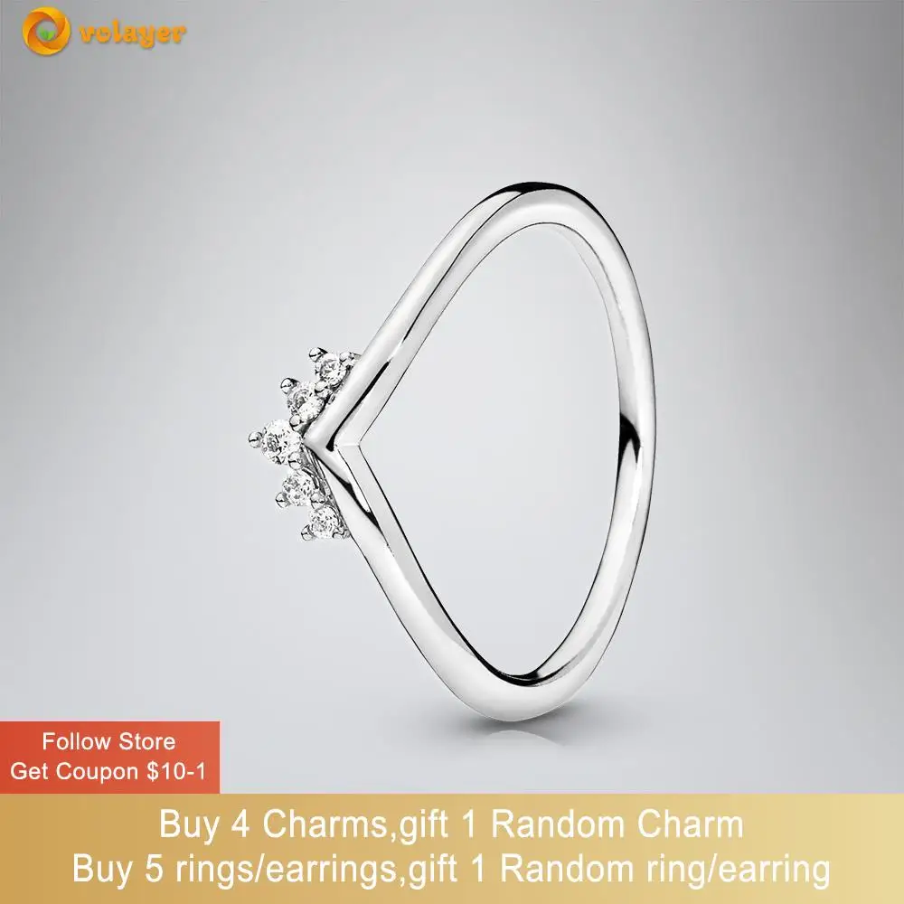Volayer 925 Sterling Silver Ring Tiara Wishbone Ring Original 925 Silver Women Rings Ngagement Ring Women Jewelry Making
Volayer 925 Sterling Silver Ring Tiara Wishbone Ring Original 925 Silver Women Rings Ngagement Ring Women Jewelry Making