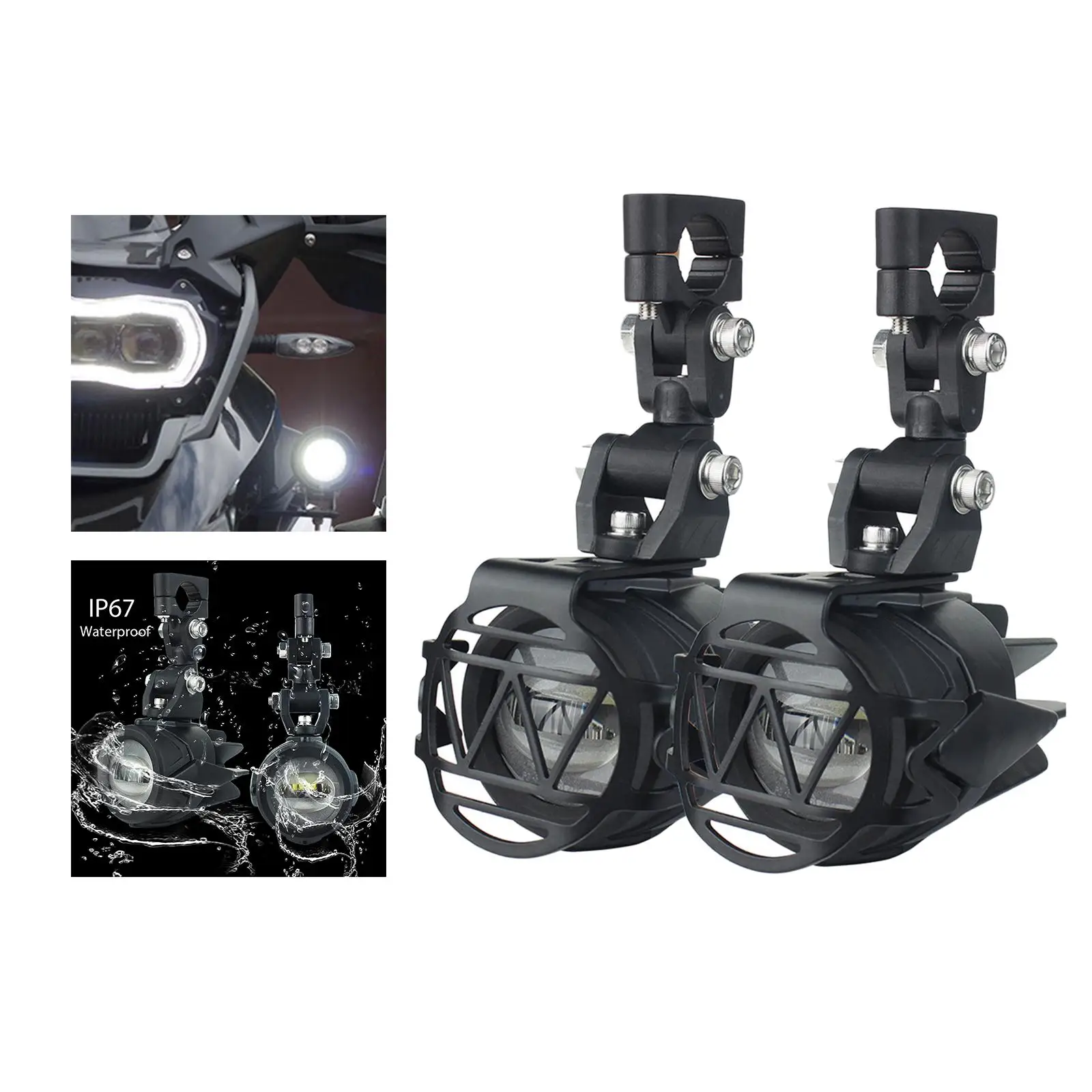 Motorcycle Auxiliary Lights 360 ° Adjustment Bracket Avoiding Blinding Work Lamp for BMW F800GS
Motorcycle Auxiliary Lights 360 ° Adjustment Bracket Avoiding Blinding Work Lamp for BMW F800GS