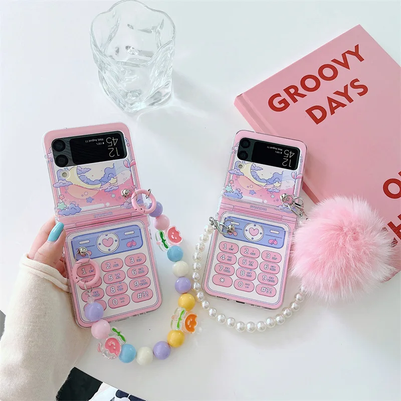Girl Pink Retro Flip Phone Chain Phone Case for Samsung Galaxy Z Flip 3 5G Hard PC Back Cover for ZFlip3 Case Protective Shell
Girl Pink Retro Flip Phone Chain Phone Case for Samsung Galaxy Z Flip 3 5G Hard PC Back Cover for ZFlip3 Case Protective Shell