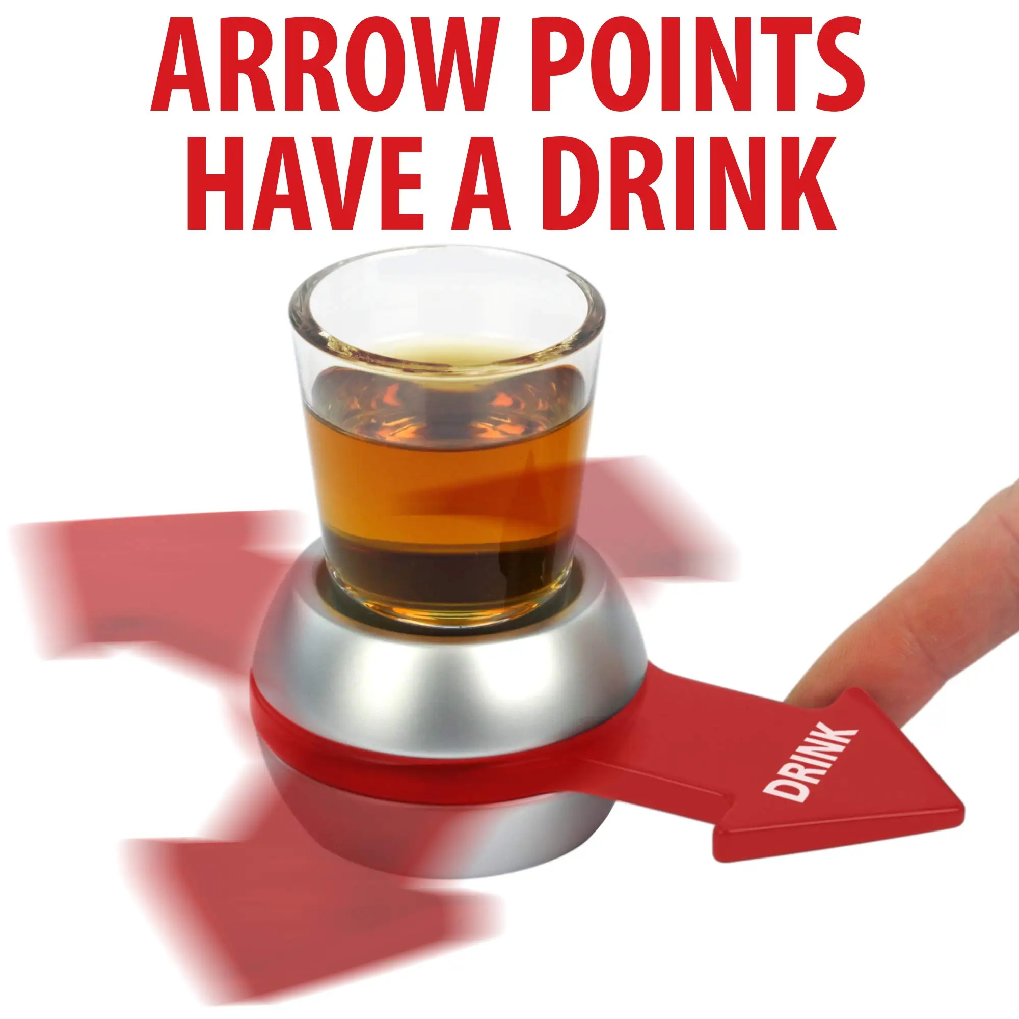 Spin The Shot The Official Shot Spinner Fun Adult Drinking Games Includes 2 Ounce Shot Glass for Home Party Bar Game
Spin The Shot The Official Shot Spinner Fun Adult Drinking Games Includes 2 Ounce Shot Glass for Home Party Bar Game