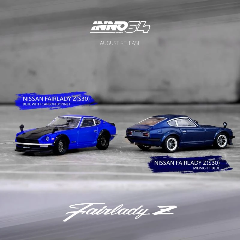 INNO 1:64 FAIRLADY Z S30 синяя с карбоновой капотом, Коллекционная модель автомобиля, миниатюрная модель модели автомобиля 
INNO 1:64 FAIRLADY Z S30 синяя с карбоновой капотом, Коллекционная модель автомобиля, миниатюрная модель модели автомобиля