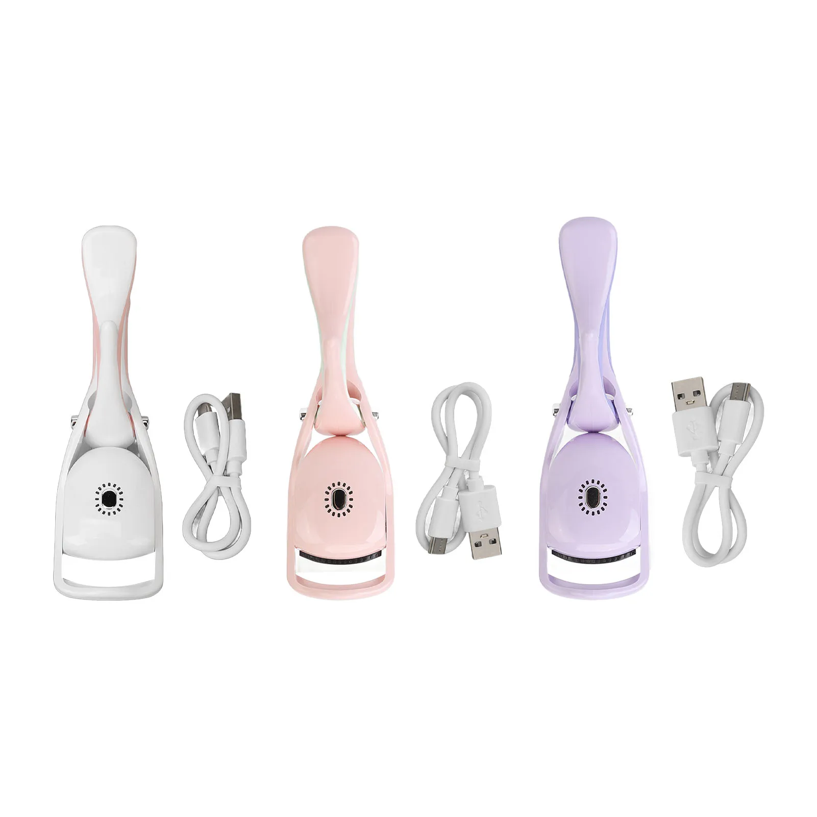 Electric Heated Eyelash Curlers Long Lasting Eyelash Curlers 3 Temperature Settings Portable Type C Charging for Traveling
Electric Heated Eyelash Curlers Long Lasting Eyelash Curlers 3 Temperature Settings Portable Type C Charging for Traveling