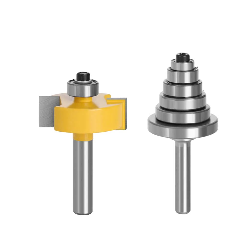 Bit With Bearings 6/8/12mm Shank For MDF Solid Wood Rabbet Router Bit With 6 Adjustable Bearings
Bit With Bearings 6/8/12mm Shank For MDF Solid Wood Rabbet Router Bit With 6 Adjustable Bearings