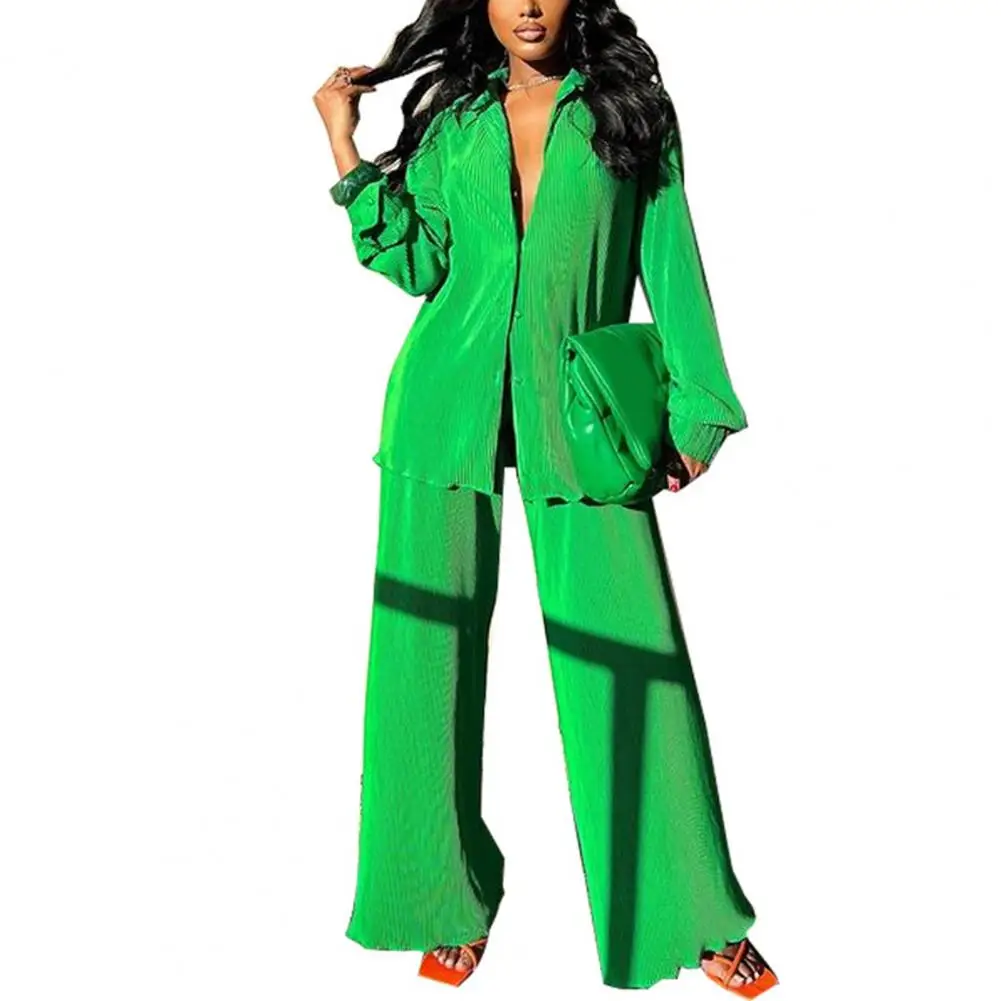 Women's Shirt Trousers Two Piece Sets Elegant Women Shirt Trousers Solid Color Pleated Vintage Single Breasted Outfit Women Off
Women's Shirt Trousers Two Piece Sets Elegant Women Shirt Trousers Solid Color Pleated Vintage Single Breasted Outfit Women Off