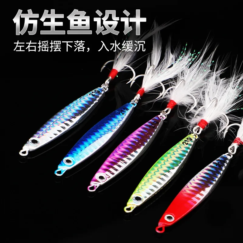 Long Cast Small Iron Plate Artificial Bait Fake Bait Sea Fishing Warped Bass Lure Fishing Lure Fishing Bait Fishing Accessories
Long Cast Small Iron Plate Artificial Bait Fake Bait Sea Fishing Warped Bass Lure Fishing Lure Fishing Bait Fishing Accessories