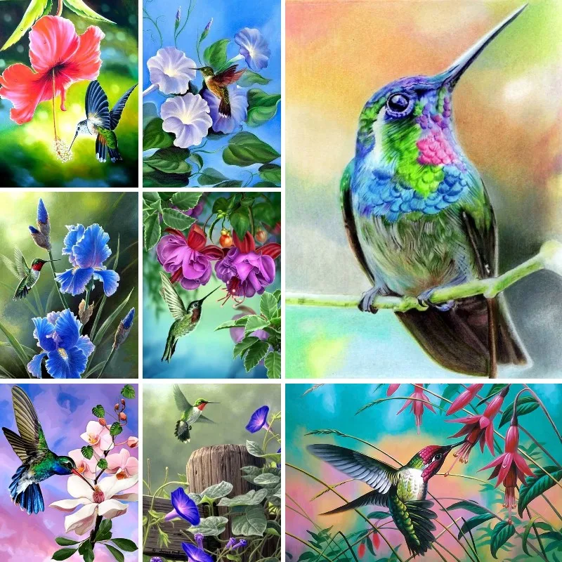 5D DIY Diamond Painting Flying Hummingbird and Flowers Picture Diamond Embroidery Art Birds Picture Mosaic Decoration Gift
5D DIY Diamond Painting Flying Hummingbird and Flowers Picture Diamond Embroidery Art Birds Picture Mosaic Decoration Gift