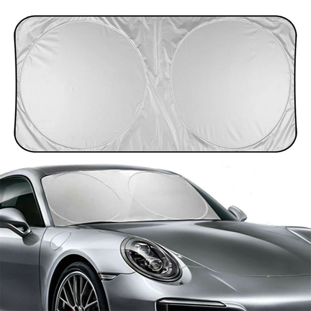 1 PCS Car Front Windshield Sunshade Covers Visors Truck Van Sun Shade Auto Accessories Silver Coated Fabric
1 PCS Car Front Windshield Sunshade Covers Visors Truck Van Sun Shade Auto Accessories Silver Coated Fabric