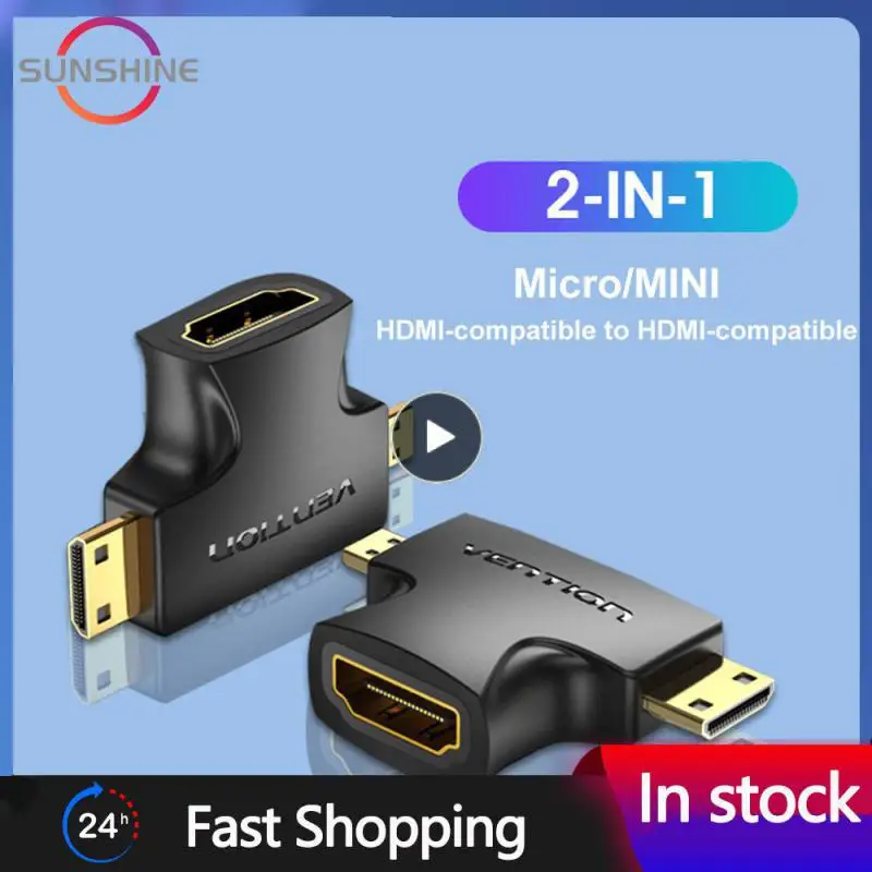 Адаптер 2 в 1 HDMI-совместимый адаптер Mini Micro HDMI-совместимый с HDMI-адаптер мама для камеры ТВ проектора
Адаптер 2 в 1 HDMI-совместимый адаптер Mini Micro HDMI-совместимый с HDMI-адаптер мама для камеры ТВ проектора