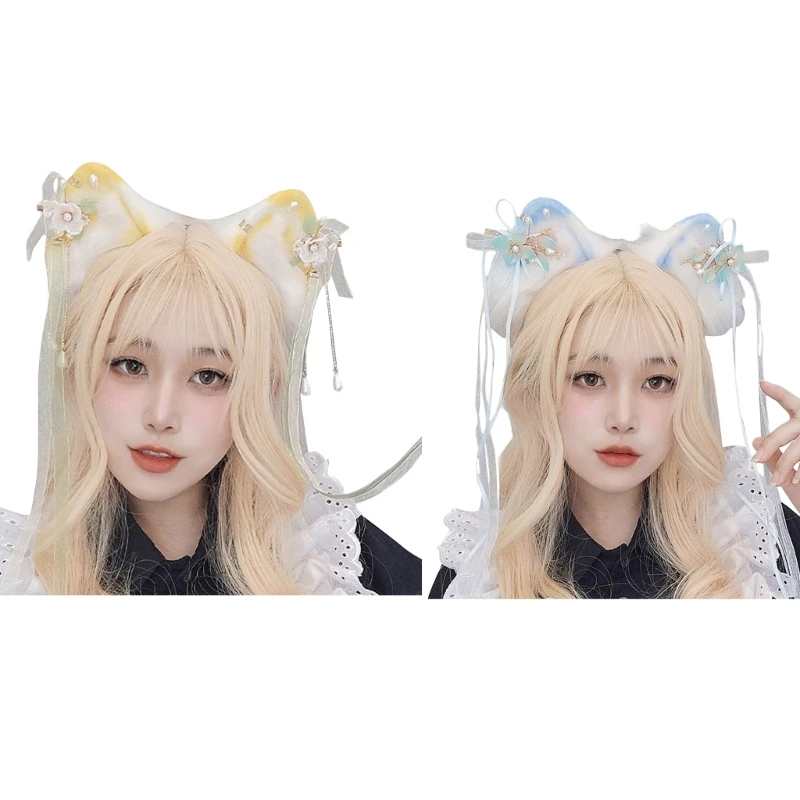 N58F Animal Headband Headband Headpiece Tassel Headband Ear Headbands For Girl Animal Cosplay Ear 
N58F Animal Headband Headband Headpiece Tassel Headband Ear Headbands For Girl Animal Cosplay Ear