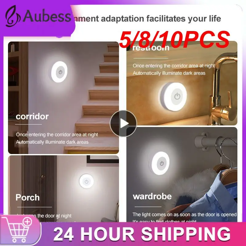 5/8/10PCS Led Touch Sensor Night Lights Bedroom Lamp 0.6w Mini Touch Control Nightlight 3 Modes 
5/8/10PCS Led Touch Sensor Night Lights Bedroom Lamp 0.6w Mini Touch Control Nightlight 3 Modes