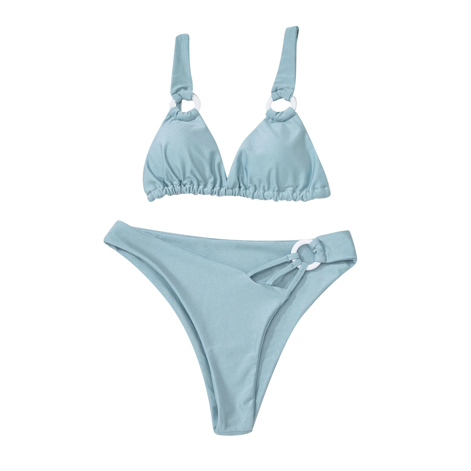 Women Bathing Suits with Shorts Womens Summer Fashion Solid Color Three Ring Triangle Strap Women Swimming Suits with Shorts
Women Bathing Suits with Shorts Womens Summer Fashion Solid Color Three Ring Triangle Strap Women Swimming Suits with Shorts