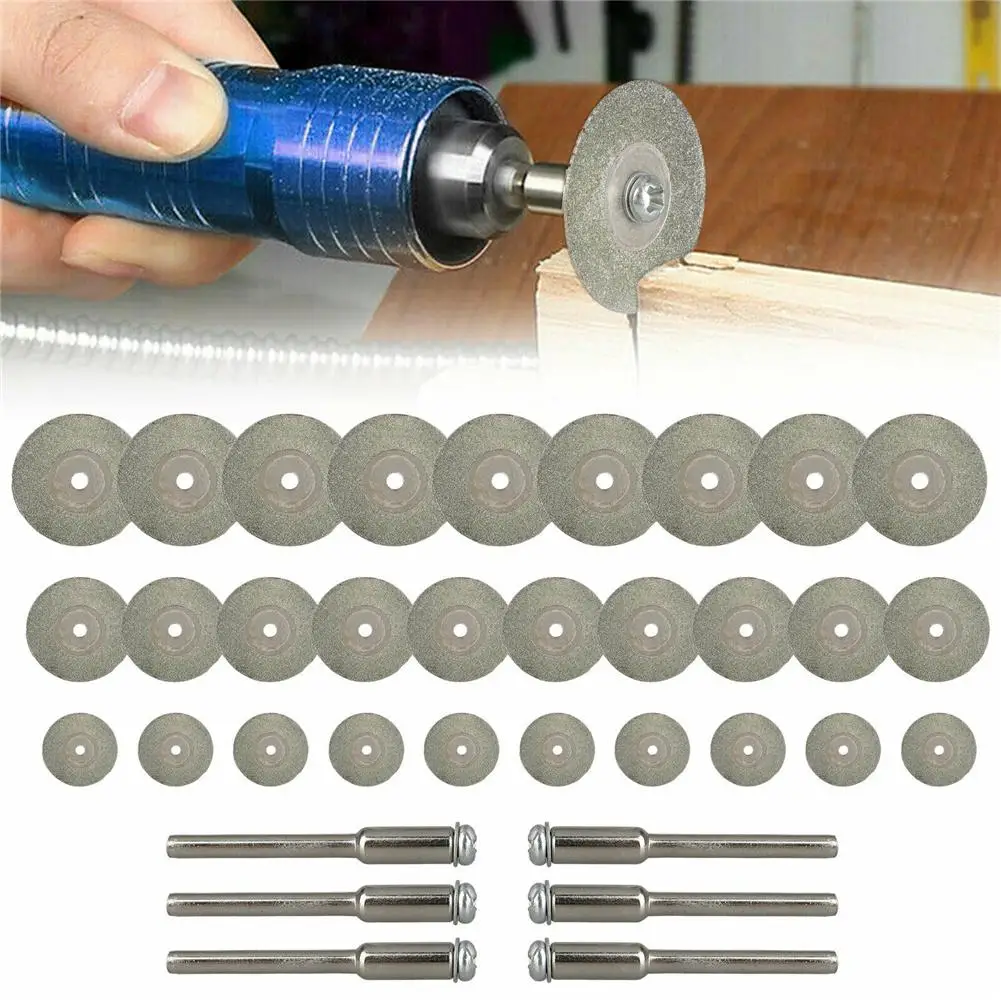 30 Diamond Cutting Wheels For Marble Concrete Bricks Porcelain Ceramics Compatible For Dremel Rotary Tool
30 Diamond Cutting Wheels For Marble Concrete Bricks Porcelain Ceramics Compatible For Dremel Rotary Tool