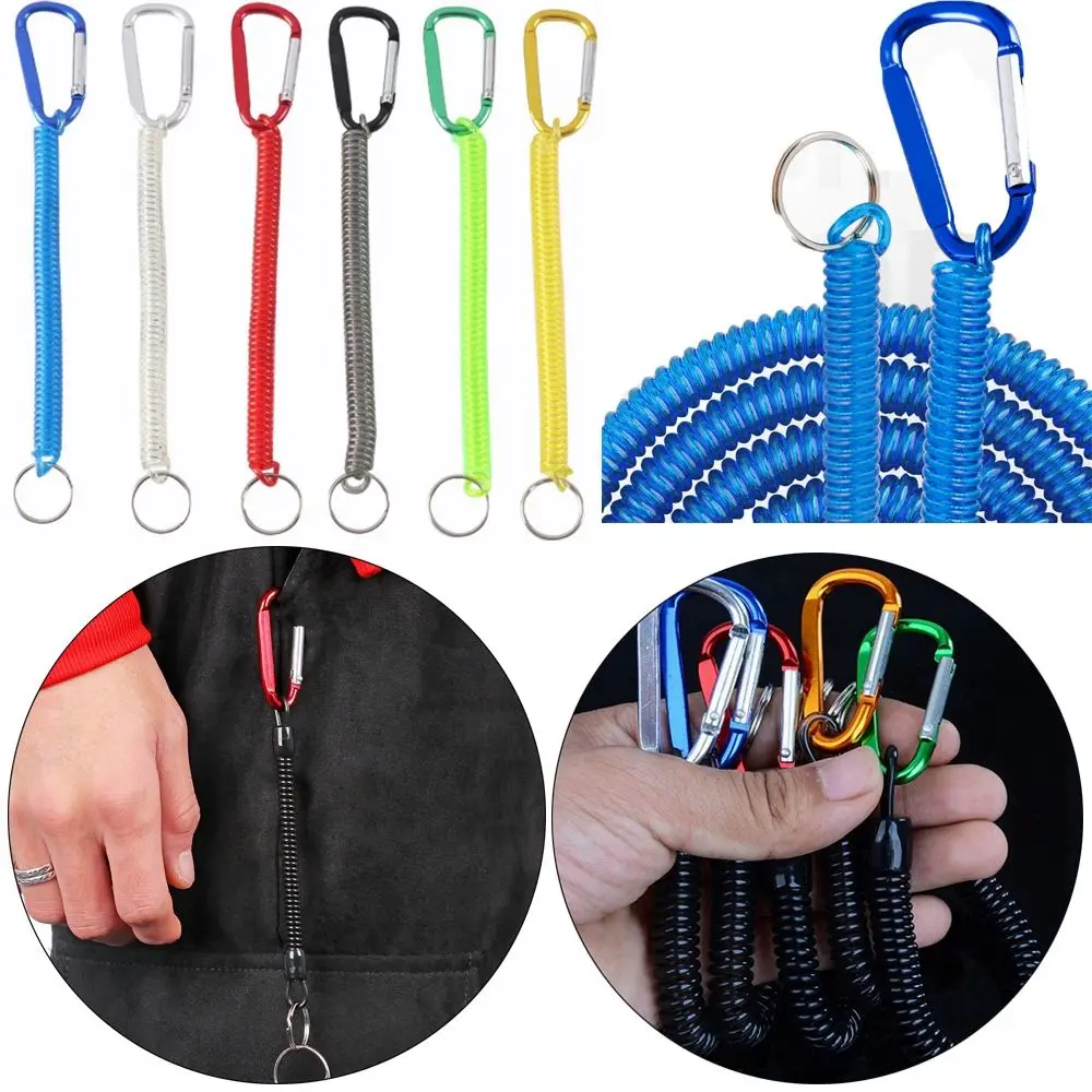 Gear Tool Secure Lock Tackle Camping Carabiner Spring Elastic Rope Anti-lost Phone Keychain Portable Fishing Lanyards
Gear Tool Secure Lock Tackle Camping Carabiner Spring Elastic Rope Anti-lost Phone Keychain Portable Fishing Lanyards