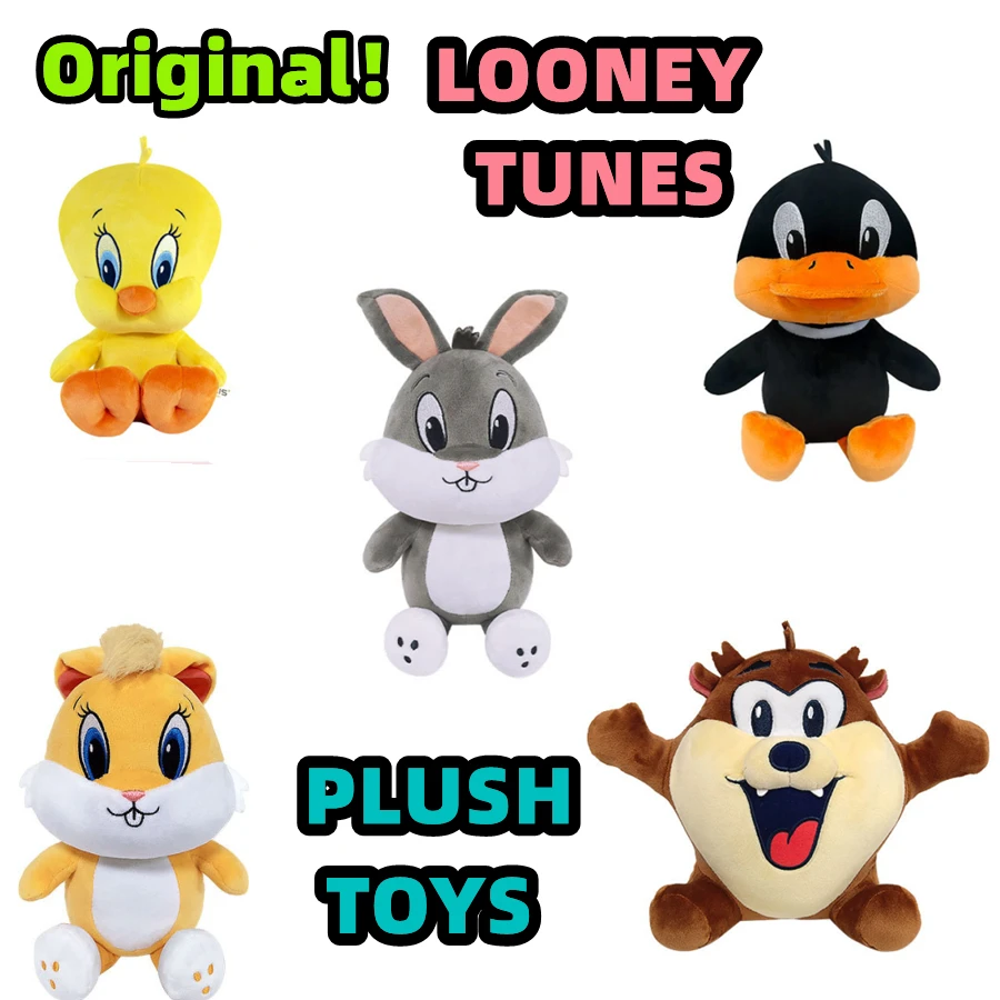 

Free Shipping Looney Tunes Bugs Bunny Plush Toy Tweety Bird Lola Bunny Daffy Duck Cartoon Anime Figures Stuffed Doll Toys Gifts