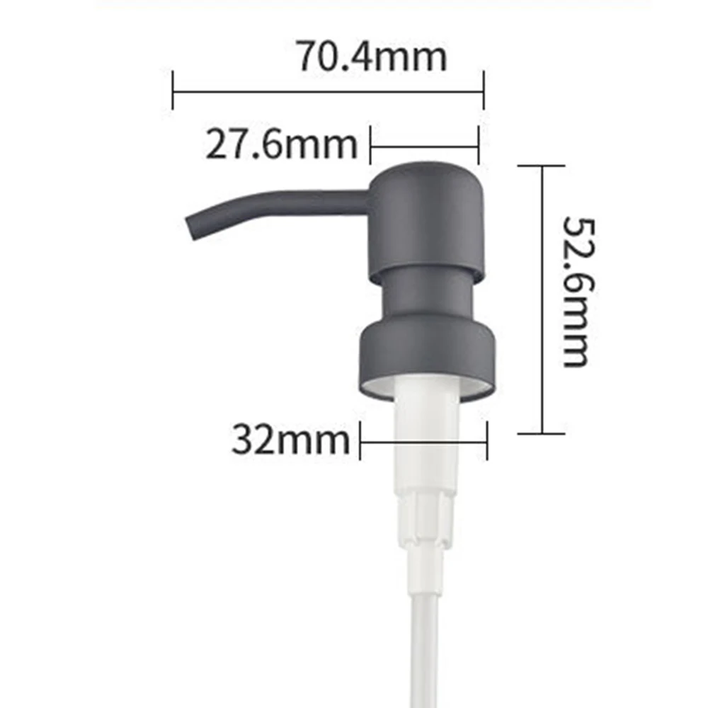 Soap Pump Bottle Head Liquid Lotion Professional Pump Replacement Stainless steel Accessories Dispenser Metal Parts
Soap Pump Bottle Head Liquid Lotion Professional Pump Replacement Stainless steel Accessories Dispenser Metal Parts