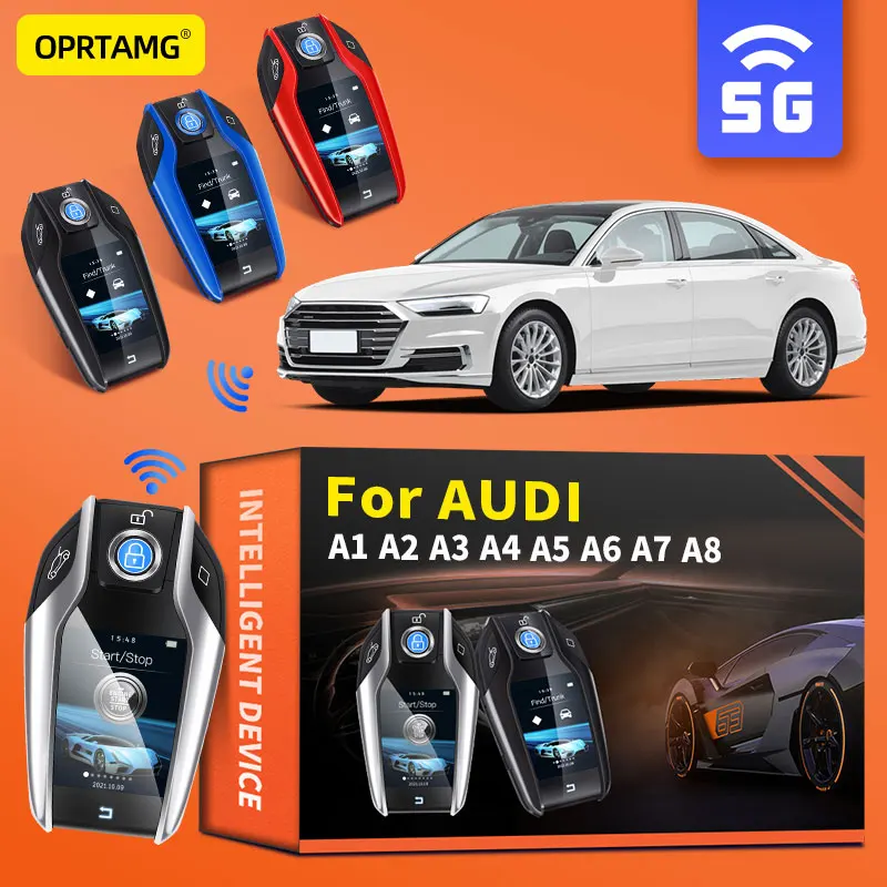 For Audi A1 A2 A3 A4 A5 A6 A7 A8 Smart Key Keyless keychain Car Smart Remote Control Key LCD Display Car Accessories
For Audi A1 A2 A3 A4 A5 A6 A7 A8 Smart Key Keyless keychain Car Smart Remote Control Key LCD Display Car Accessories