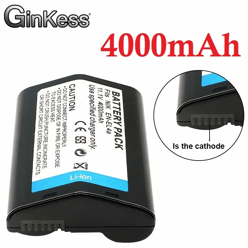 Обновленная аккумуляторная батарея на 4000 мАч для камеры Nikon D2H D2Hs D2X D2Xs D3 D3S F6 EN-EL4 ENEL4 ENEL4A EN EL4A EN EL4
Обновленная аккумуляторная батарея на 4000 мАч для камеры Nikon D2H D2Hs D2X D2Xs D3 D3S F6 EN-EL4 ENEL4 ENEL4A EN EL4A EN EL4