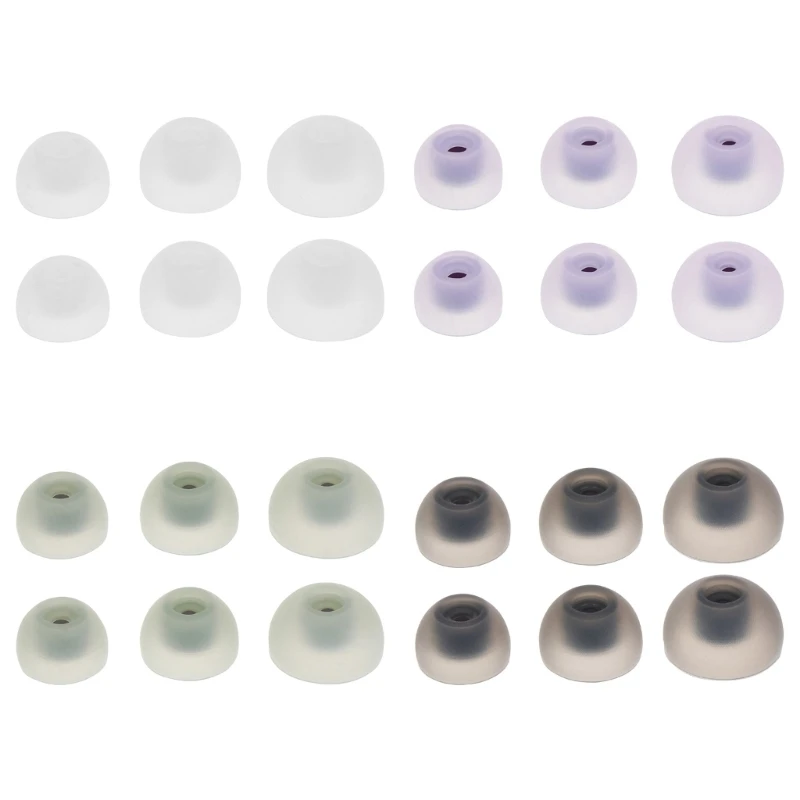 

6Pcs In-Ear Earcaps for galaxy Buds2 Earphone Silicone Covers Cap Replacement SM-R177 Earbud Eartips Earplug Ear Pads
