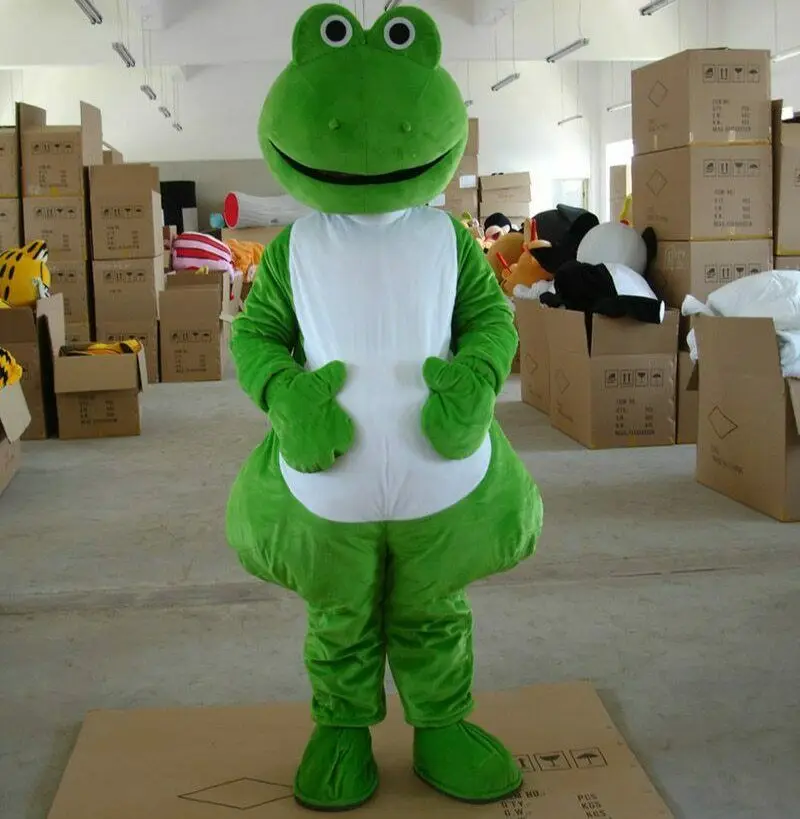 Green Frog Mascot Costume Cosplay Party Game Fancy Dress Outfit Advertising Halloween Adult Size
Green Frog Mascot Costume Cosplay Party Game Fancy Dress Outfit Advertising Halloween Adult Size