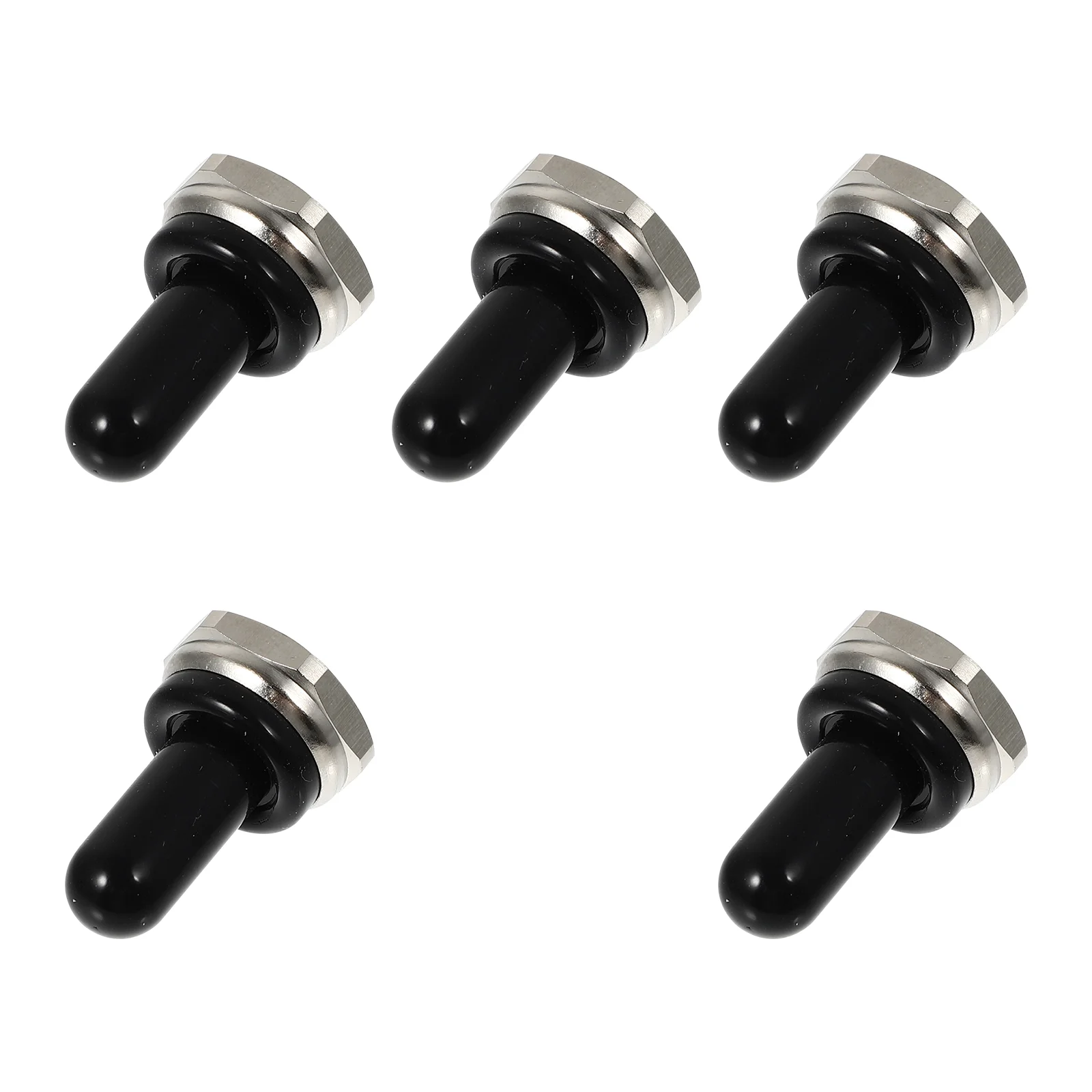 5 Pcs Rocker Switch Black Safety Protection Covers Creative Dust-proof Dustproof Rubber Waterproof
5 Pcs Rocker Switch Black Safety Protection Covers Creative Dust-proof Dustproof Rubber Waterproof