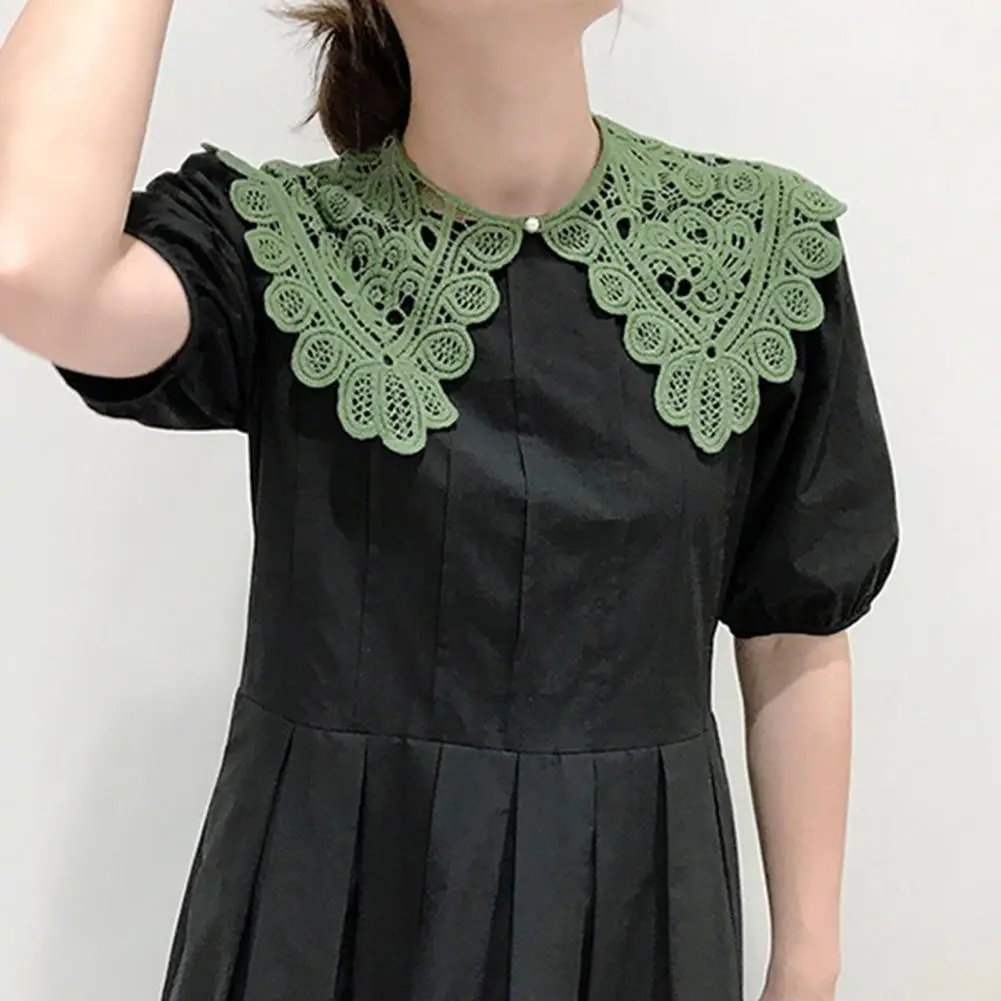 Women Shawl Fake Collar Solid Color Breathable Decorative Modern Design Anti-pilling Short Crochet Hollow Out Women Shawl
Women Shawl Fake Collar Solid Color Breathable Decorative Modern Design Anti-pilling Short Crochet Hollow Out Women Shawl