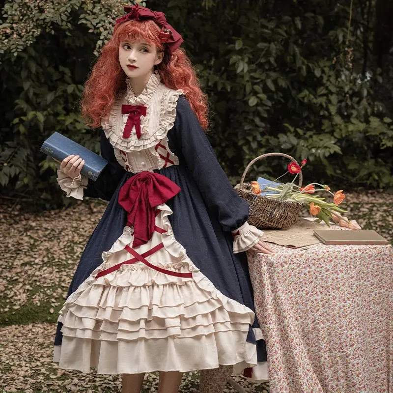 Coolfel Lolita Op Long-Sleeved Dress 2022 Autumn/Winter Lolita Is Sweet And Cute Teen Dress Harajuku Kawaii Dress
Coolfel Lolita Op Long-Sleeved Dress 2022 Autumn/Winter Lolita Is Sweet And Cute Teen Dress Harajuku Kawaii Dress