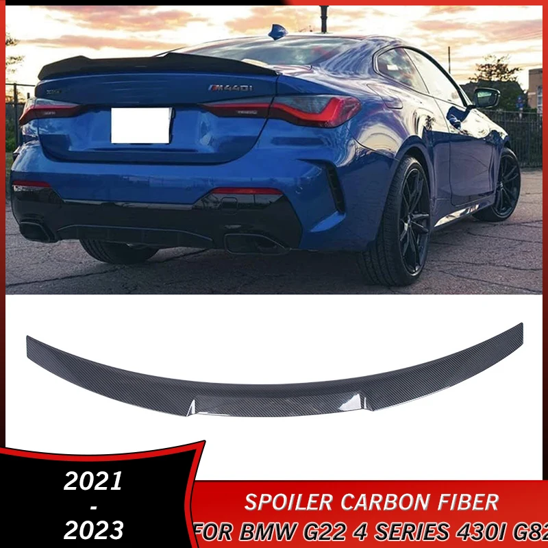 2021-2023 Spoiler Carbon Fiber for BMW G22 4 Series 430i G82 2021 2022 2023 Accessories Rear Trunk Wing Spoiler M4 Exterior
2021-2023 Spoiler Carbon Fiber for BMW G22 4 Series 430i G82 2021 2022 2023 Accessories Rear Trunk Wing Spoiler M4 Exterior