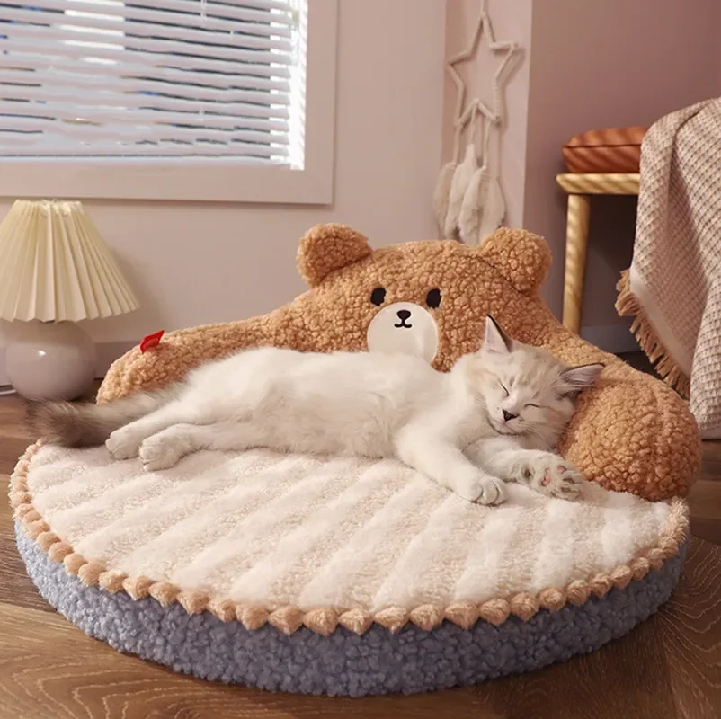Winter Cat Bed Deep Sleep Warm Pet Cushion Dogs Bed With Pillow Cozy Cat Nest Kennel Mat Washable Pet Beds Small Cats House
Winter Cat Bed Deep Sleep Warm Pet Cushion Dogs Bed With Pillow Cozy Cat Nest Kennel Mat Washable Pet Beds Small Cats House
