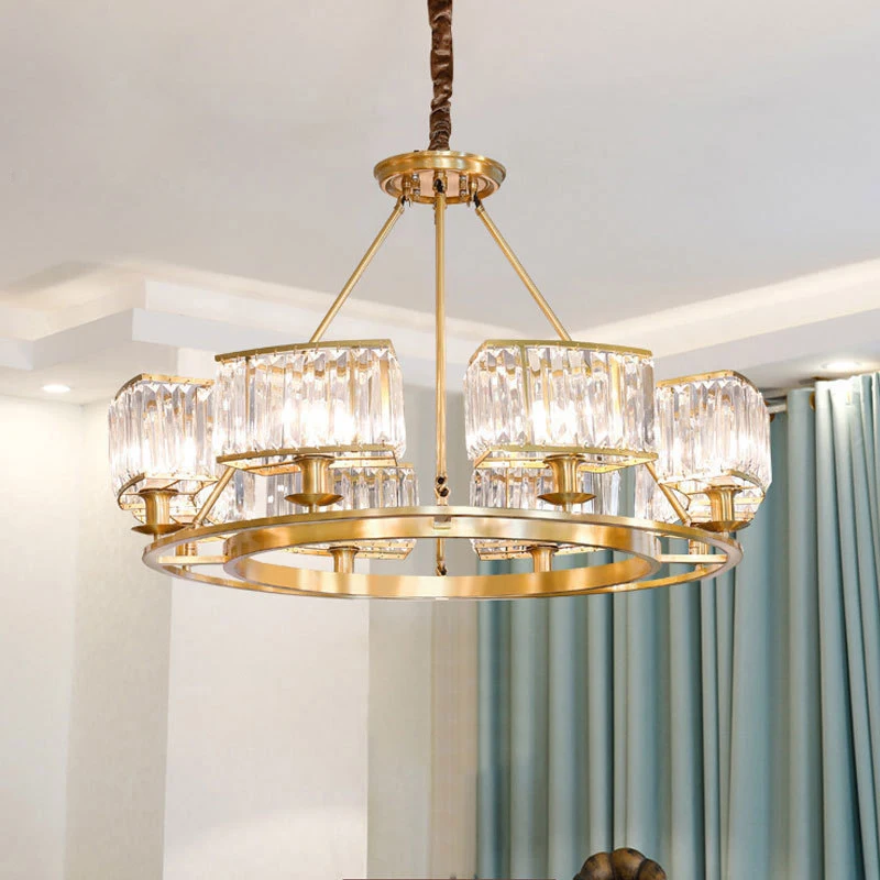 Living Room American Modern E14 Led Chandelier Lustre Copper K9 Crystal Luminarias Led Chandelier Lighting Led Lamp Fixtures
Living Room American Modern E14 Led Chandelier Lustre Copper K9 Crystal Luminarias Led Chandelier Lighting Led Lamp Fixtures