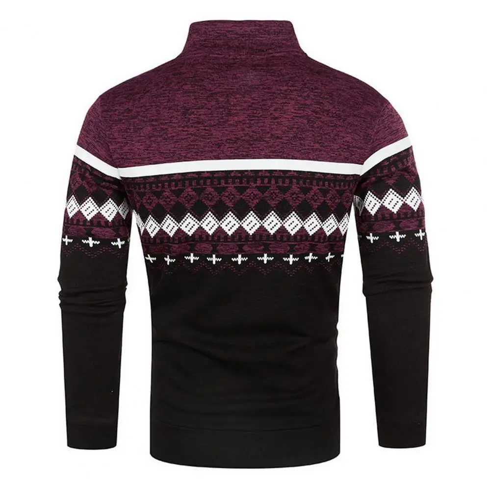 Summer Men Sweater Stylish Men's Retro Print Cardigan Slim Fit Stand Collar Sweater for Fall Winter Spring Men Polyester Sweater
Summer Men Sweater Stylish Men's Retro Print Cardigan Slim Fit Stand Collar Sweater for Fall Winter Spring Men Polyester Sweater