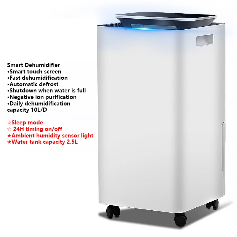 10L/day Air Dehumidifier Household Small Dehumidifier Bedroom Basement Air Dehumidifier High Power
10L/day Air Dehumidifier Household Small Dehumidifier Bedroom Basement Air Dehumidifier High Power