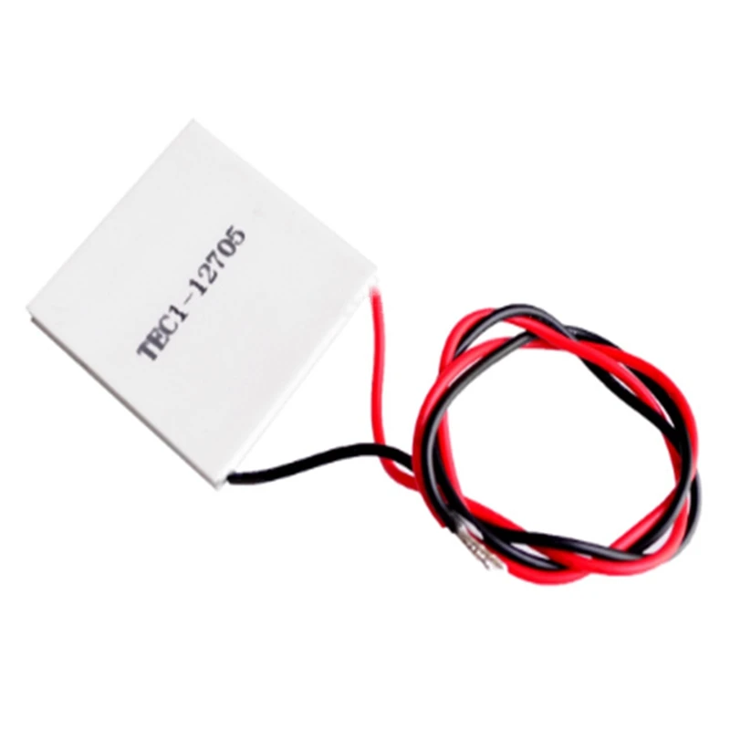 TEC1-12705 Thermoelectric Cooler Peltier 40X40mm TEC12705 Peltier Elements Module For Cooler Radiator 
TEC1-12705 Thermoelectric Cooler Peltier 40X40mm TEC12705 Peltier Elements Module For Cooler Radiator