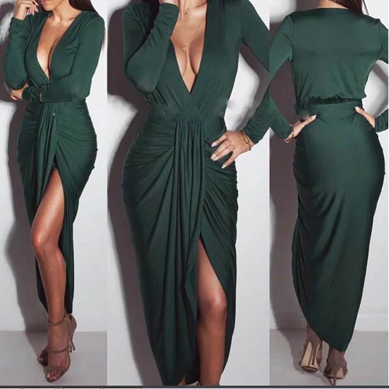 Casual sexy slim temperament elegant 2023 new dress,Autumn and winter new V-Neck long sleeve with cotton sexy fashion pleated ni
Casual sexy slim temperament elegant 2023 new dress,Autumn and winter new V-Neck long sleeve with cotton sexy fashion pleated ni