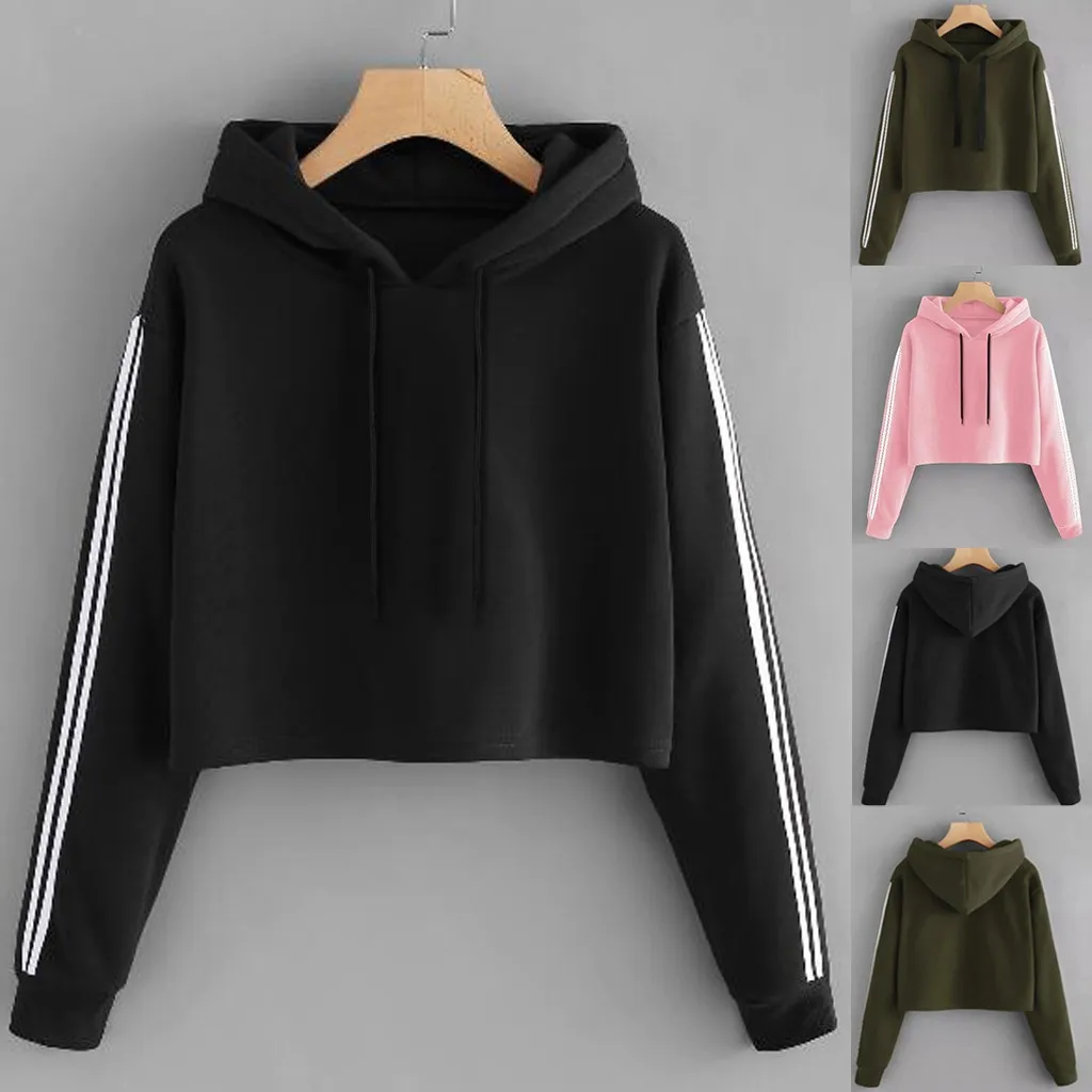 #H40 Fall Winter Crop Top Women Solid Drawstring Hoodie Hooded Long Sleeve Sweatershirt Streetwear Female Girls Hoodies Moleton
#H40 Fall Winter Crop Top Women Solid Drawstring Hoodie Hooded Long Sleeve Sweatershirt Streetwear Female Girls Hoodies Moleton