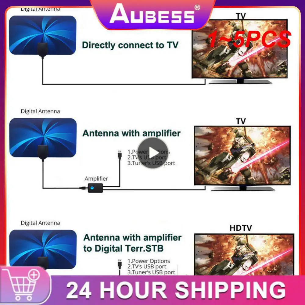 1~5PCS hengshanlao 2022 new Indoor Digital HDTV Antenna 4K 1080P For DVB-T2 5000 Miles High Gain VHF UHF with amplifier
1~5PCS hengshanlao 2022 new Indoor Digital HDTV Antenna 4K 1080P For DVB-T2 5000 Miles High Gain VHF UHF with amplifier