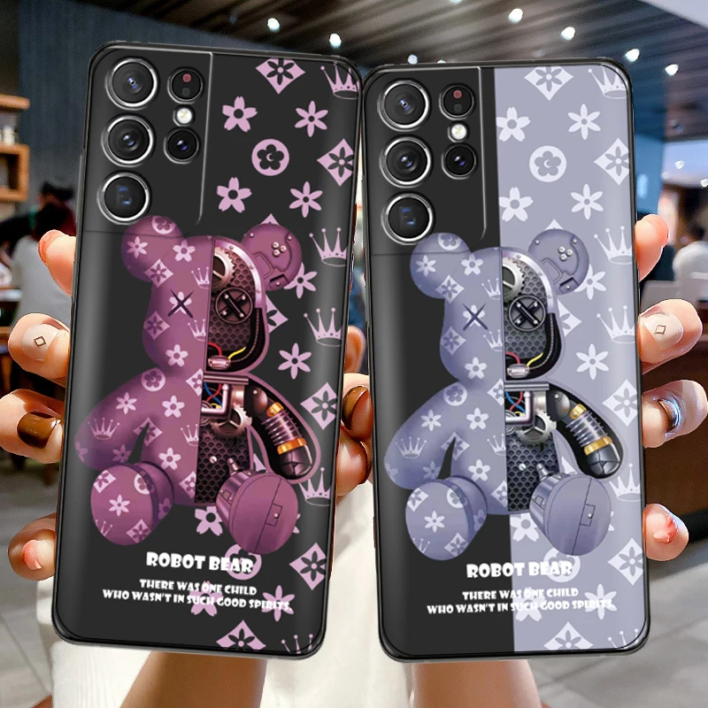 Fashion Side Gloomy Cool Bear Phone Case For Samsung Galaxy S22 S21 S20 Ultra FE 5G S22 S10 10E S9 Plus Liquid Silicon Back
Fashion Side Gloomy Cool Bear Phone Case For Samsung Galaxy S22 S21 S20 Ultra FE 5G S22 S10 10E S9 Plus Liquid Silicon Back