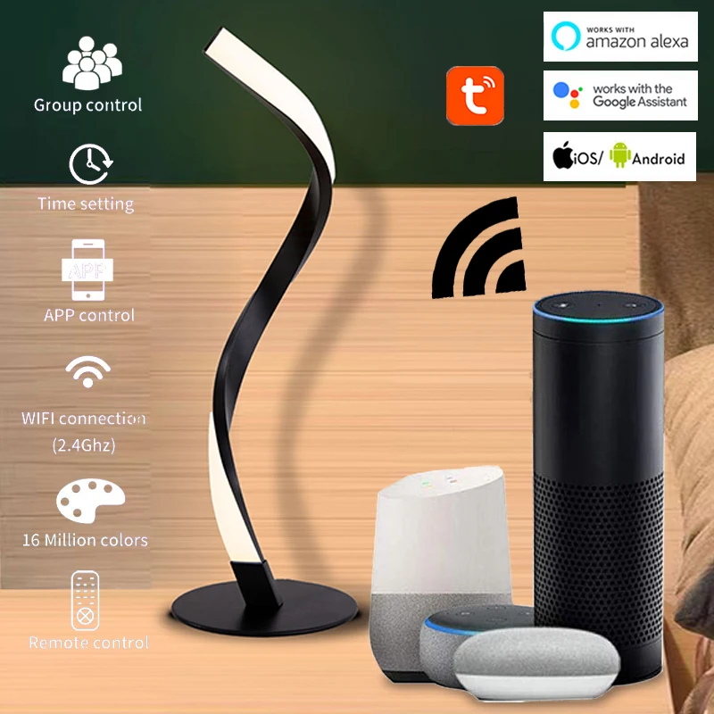 Led Smart S-Shaped Lamp Creative Simple Children'S Eye Protection Table Lamp Bedroom Hotel Bedside Lamp Decoration
Led Smart S-Shaped Lamp Creative Simple Children'S Eye Protection Table Lamp Bedroom Hotel Bedside Lamp Decoration