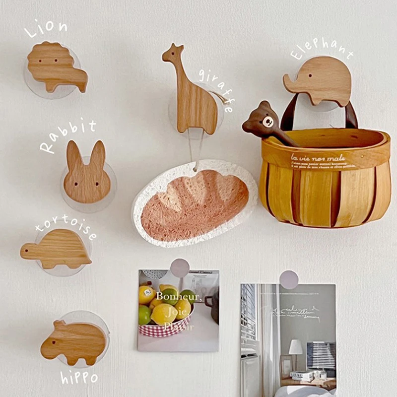 1Pc Wooden Hook Creative Nordic Cute Animal Hook Wall Hanging Coat Hook Home Decoration Solid Wood Hook Kitchen Accessories
1Pc Wooden Hook Creative Nordic Cute Animal Hook Wall Hanging Coat Hook Home Decoration Solid Wood Hook Kitchen Accessories